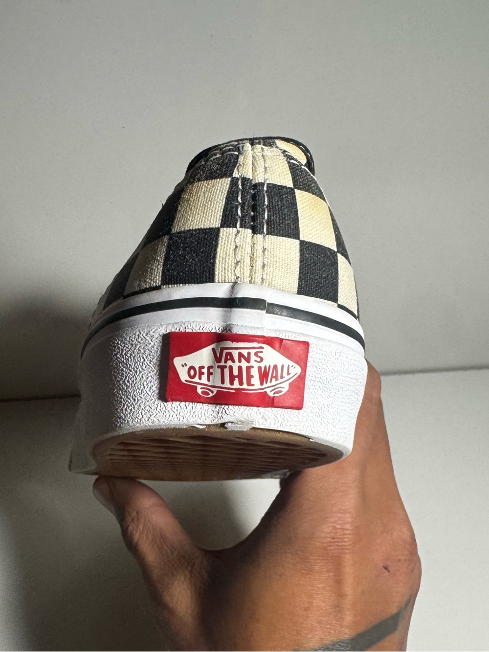Vans Classic Checkerboard “Golden Coast” Black/Cream Women’s Size 6.5 - Picture 5 of 12
